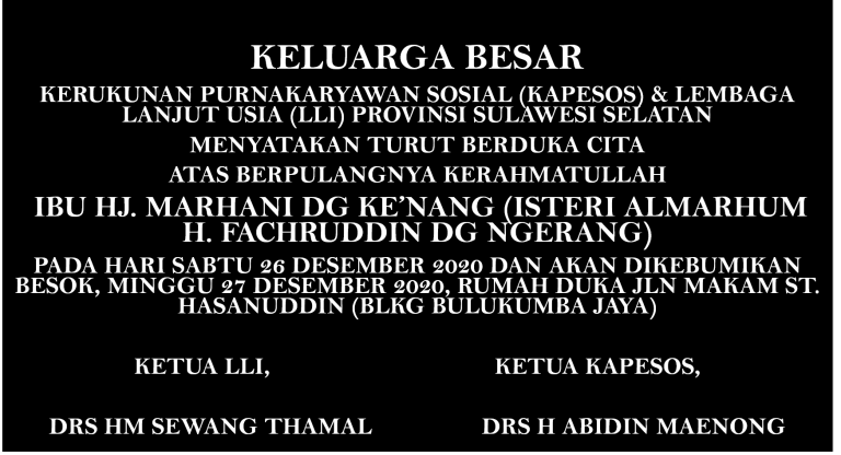 MARHANI DG KENANG