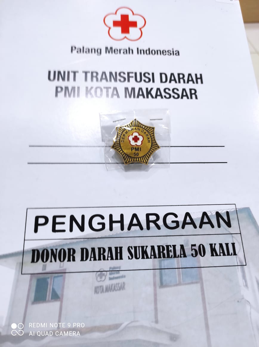 Piagam Donor 50 Kali