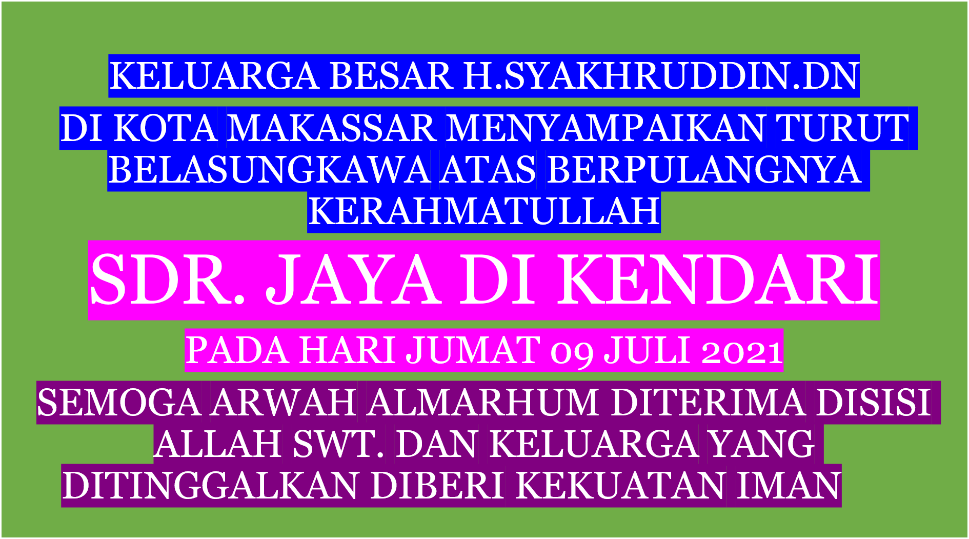JAYA KENDARI