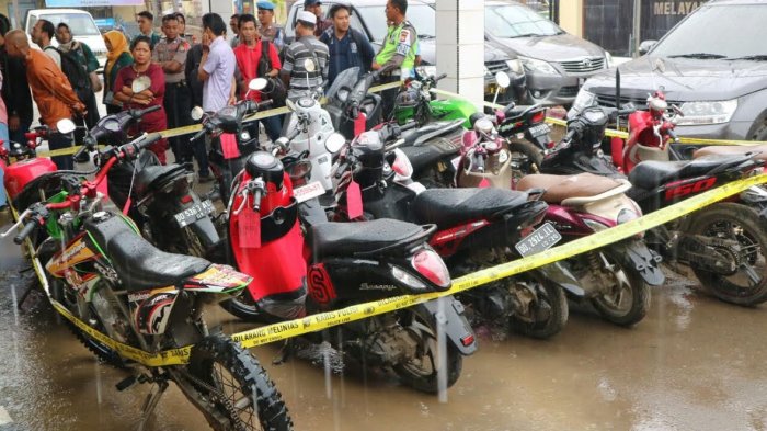 motor tahanan polres