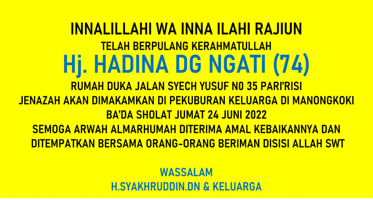 hadina dg ngati 74