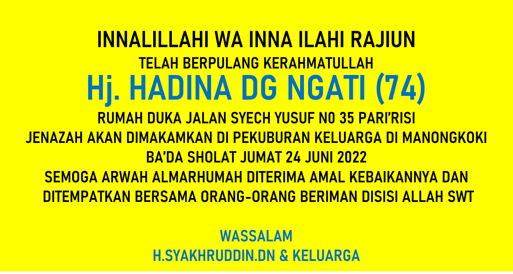 hadina dg ngati 74