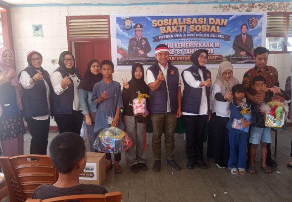 Penyerahan Bantuan Polda