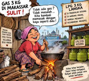 Gas 3 Kg sulit
